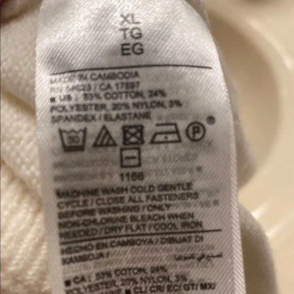 NWT Old Navy Cream Cardigan Sweater - Picture 6 of 12